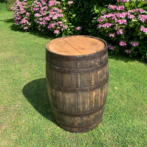 Wooden whisky barrel