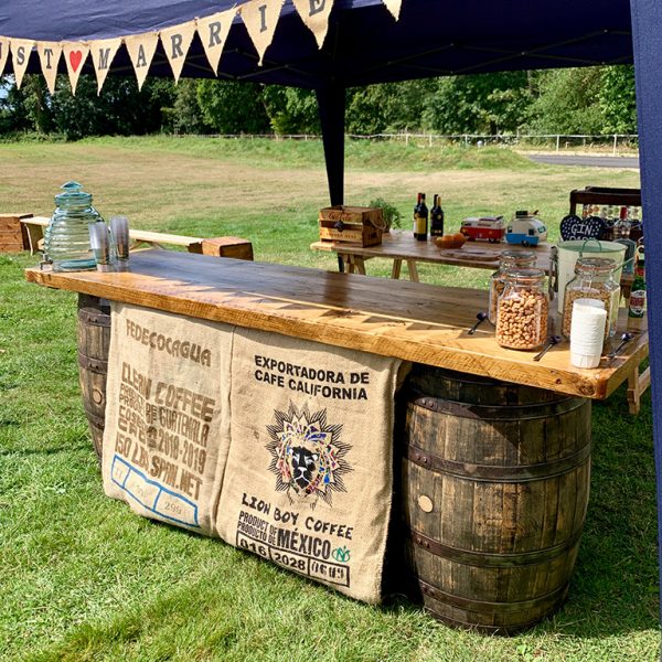 Jaques & Co Barrel bar for hire