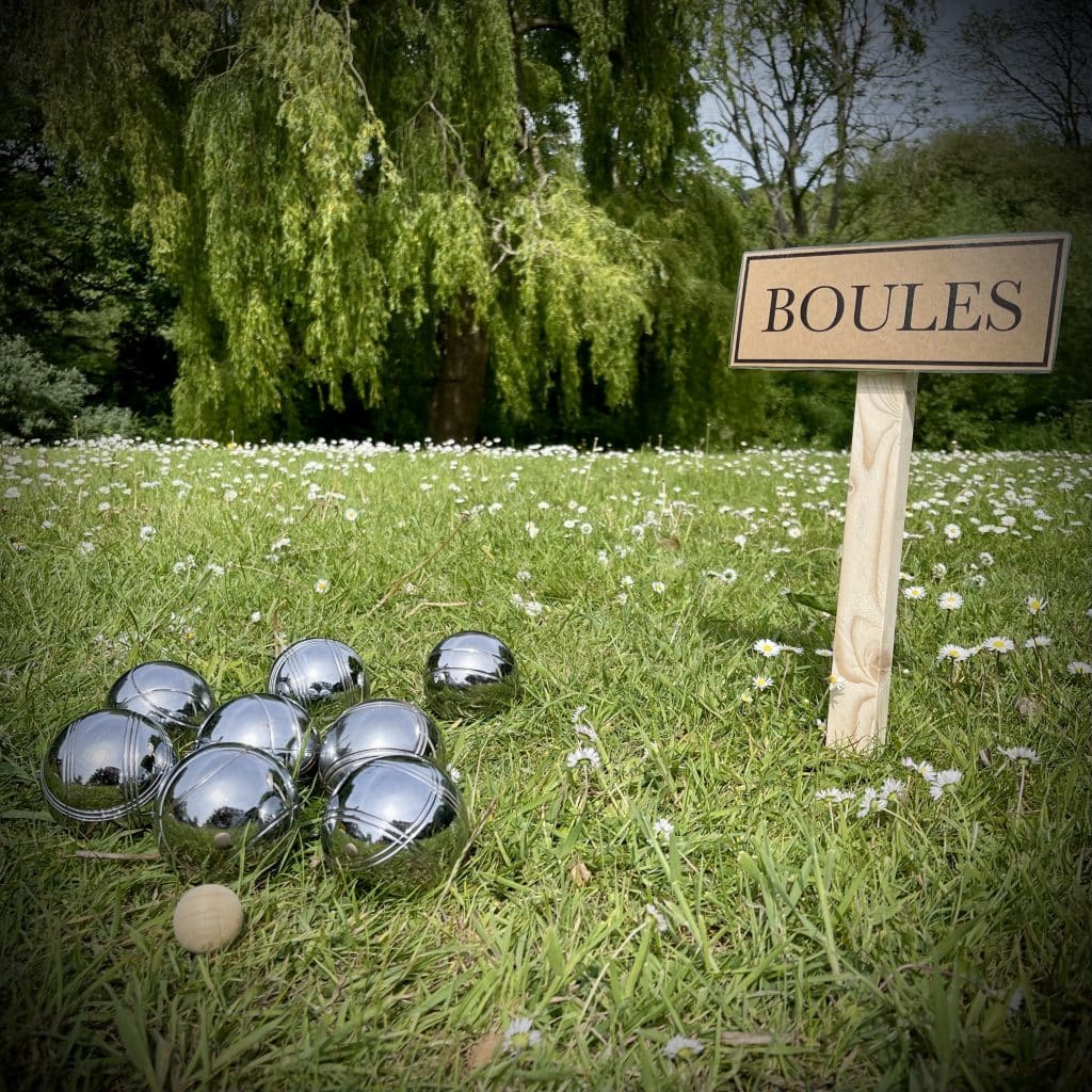 Boules Petanque Game Jaques & Co Rustic Hire