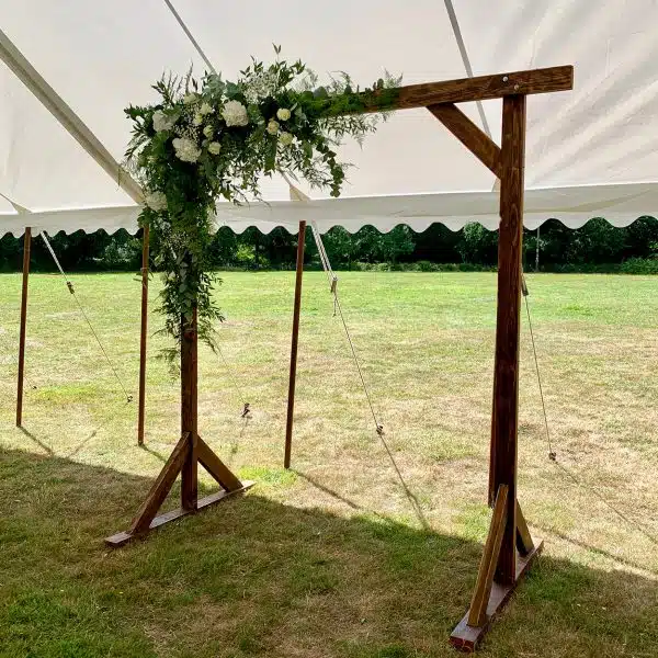 Rustic Flower Archway for hire