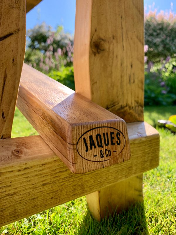 Handmade wooden benches for hire