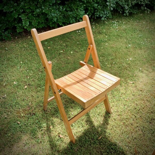 Wooden Folding Chairs for Hire